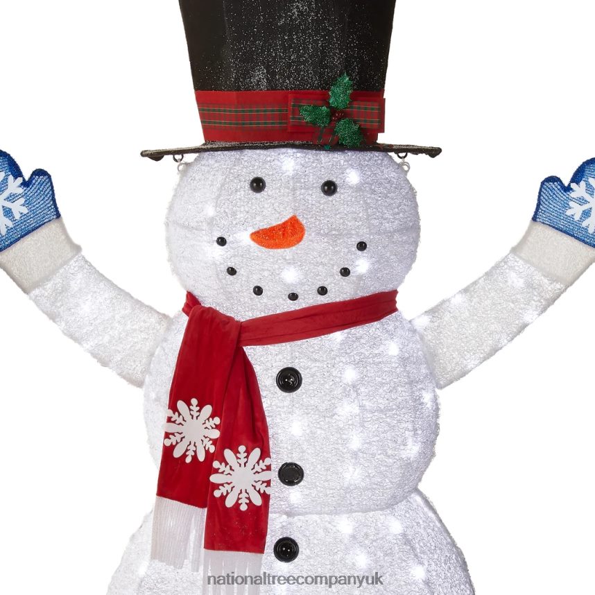 decoration | National Tree Company 72\ Snowman Decoration with White LED Lights F2L4F601